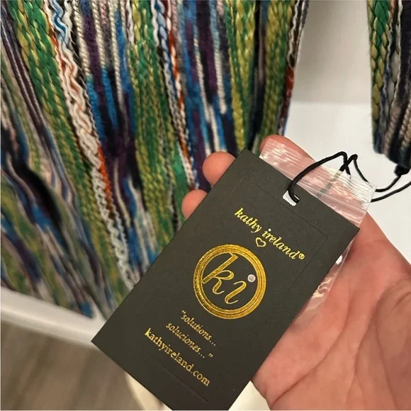 Kathy Ireland Multi-Color Faux Wool
Duster Coat - NWT - Picture 5 of 8